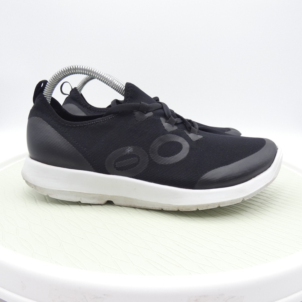 OOFOS OOmg Sport LS Low Shoe Black Recovery Sneaker Mens 10 EU 43 1012023-102 - Picture 3 of 9